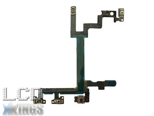 Apple Iphone 5G Power, Volume & Mute Button Flex Cable With Brackets