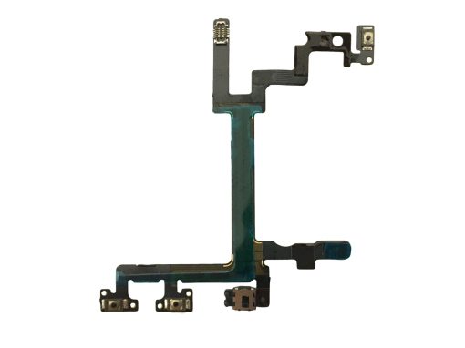 Apple Iphone 5G Power, Volume & Mute Button Flex Cable With Brackets - Image 2