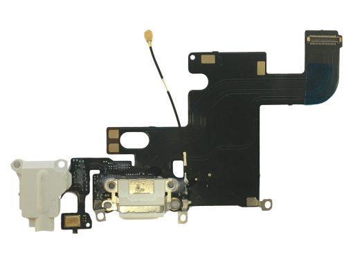 Apple Iphone 6 Black Charging Port Dock Connector, Headphone Jack and MIC Flex - Image 2